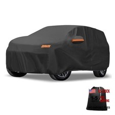 Car Cover Outdoor Waterproof Sun Rain Snow Hail Protection with Left Side
