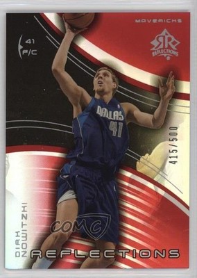 2003 Upper Deck Triple Dimensions Reflections Ruby 415/500 Dirk Nowitzki HOF 0hl