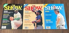 (3) 1990-91 The Show Magazines Kirby Puckett, Dave Stewart & Matt Williams