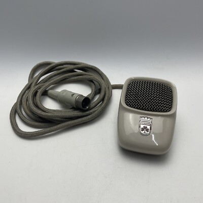  Grundig Dynamisches Mikrofon GDM 12 Beige W.-Germany Vintage