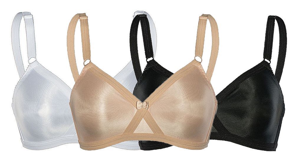 Sassa Damen Softschalen BH - Baumwolle Bügellos Mit Kreuzblende