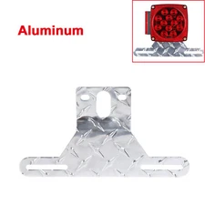 CZC AUTO Aluminum Trailer License Plate Light Bracket Mount Camper for Truck RV 