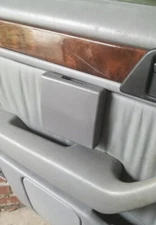 GRAY GREY MERCEDES BENZ STOCK LOOK FOLDING DRINK BEVERAGE CUP HOLDER CUPHOLDER