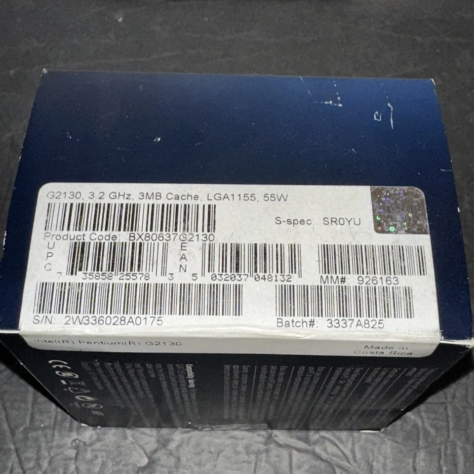 Procesador Intel BX80637G2130 Nuevo en Caja Sellado G2130 LGA 1155 Foto 4 de 4