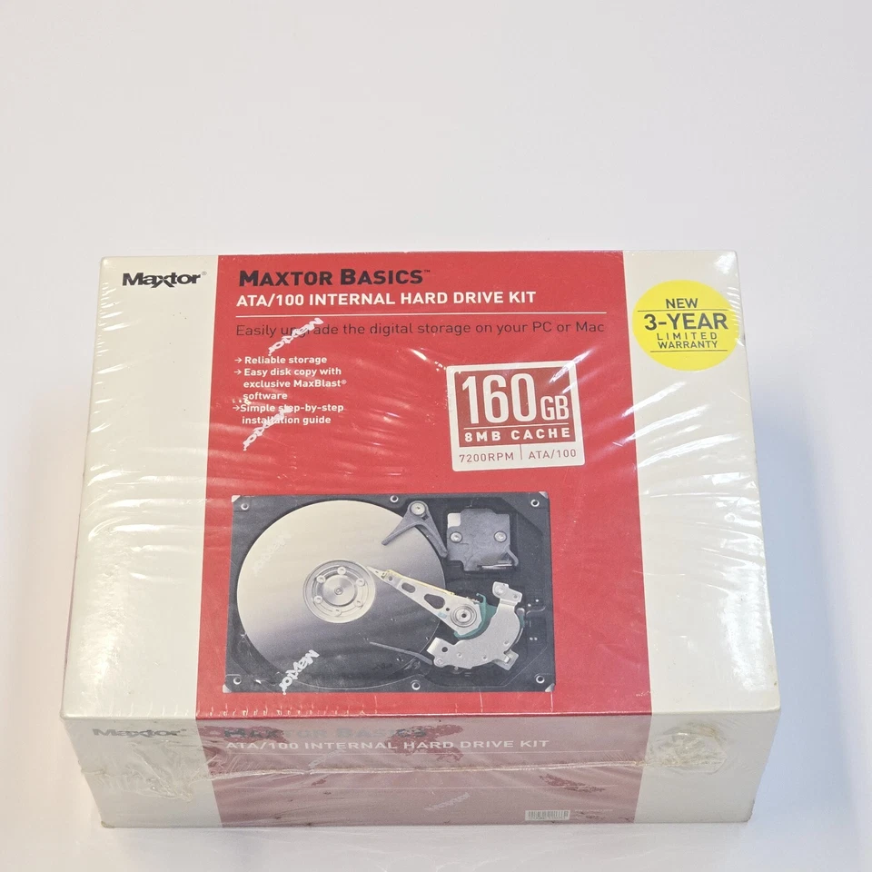 NOS Maxtor L01V160 160 GB,Internal,7200 RPM,3.5" (STM301603N1AAA-RK) HDD - Image 2 of 4