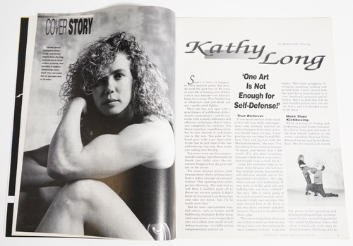 Kathy Long Signed 1995 Karate Kung-Fu Illustrated Magazine PSA/DNA COA UFC 1 MMA - Picture 5 of 24
