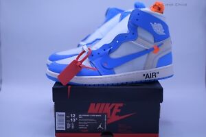 Nike Off-White Air 1 Retro High OG UNC Size 12 AQ0818-148 884499157748 | eBay