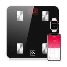 FITINDEX Scale with BMI, Body Fat, Muscle Mass, Smart Scale for Body Weight, ...