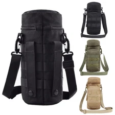 Tactical Molle Water Bottle Pouch Water Bottle Holder with Accessory Pouch