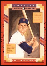 Carl Yastrzemski #588b 1990 Donruss
