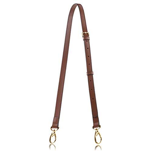 Allzedream Genuine Leather Purse Strap Replacement Crossbody Handbag Dark Brown