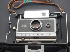 Vintage Polaroid Automatic 250 Land Camera w/Flash Timer Kit 581A Case