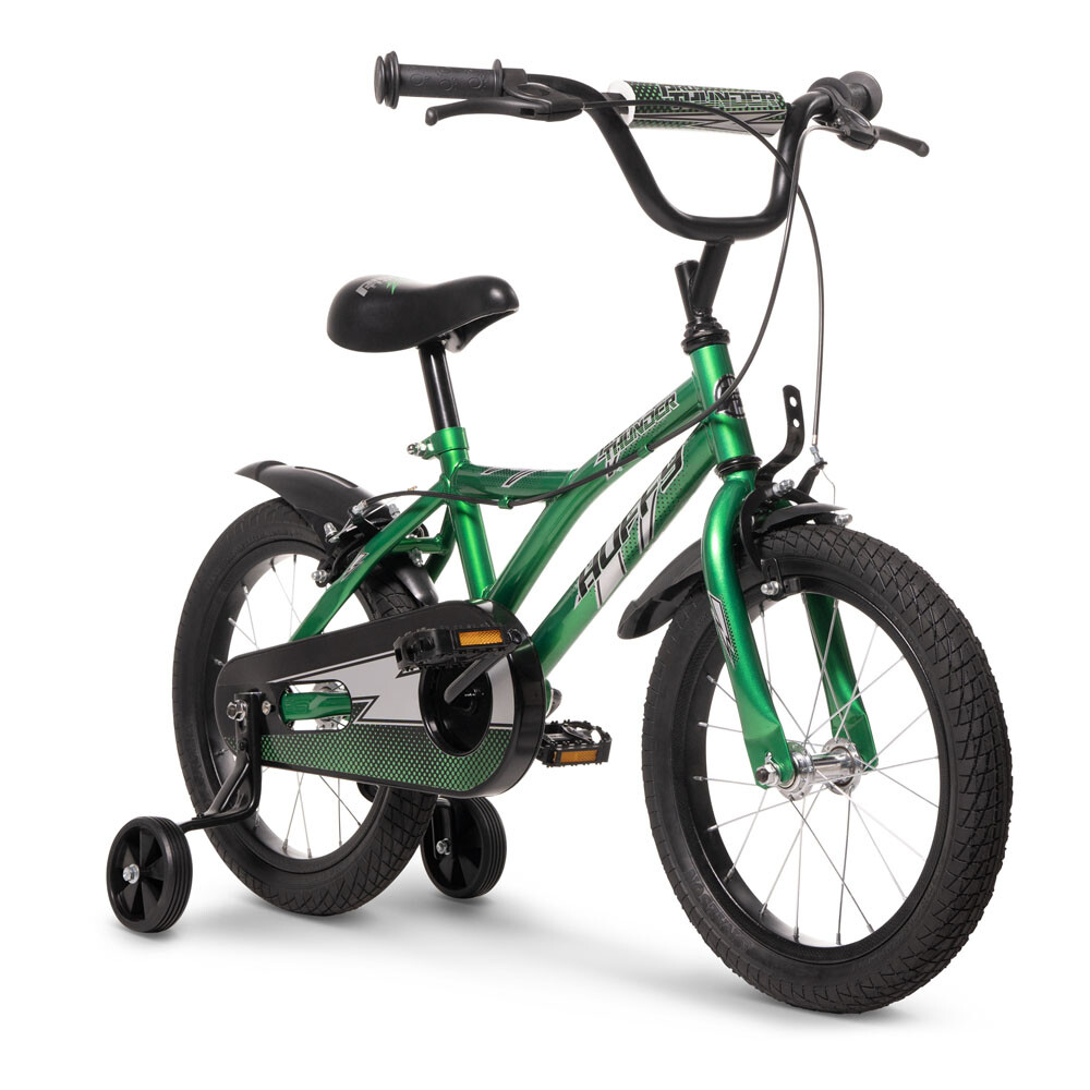 HUFFY Pro Thunder 16-inch Green Children's Bike (21104W) UK
