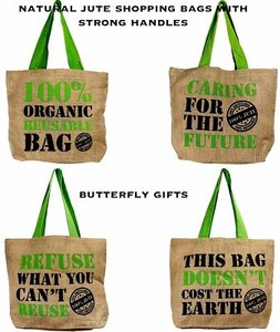Jumbo Jute Hessian Reusable Eco Friendly Tote Shopper Grocery Shopping Bag