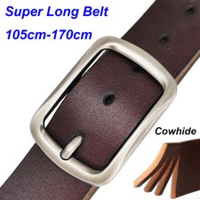 2023 Top Fashion Classic Mens Belt Jeans Belt Large Size 105cm-160cm Wide 37mm