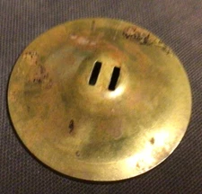 Vintage USA Made Single Brass Finger Cymbal