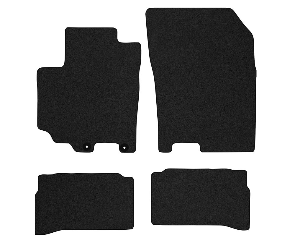 Tapis de sol velours premium et cuir blanc élégant pour Suzuki Vitara II