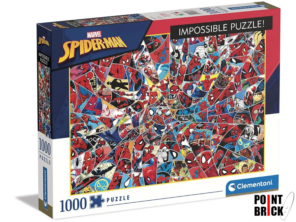 CLEMENTONI 39657 SPIDER-MAN - 1000 pezzi - Impossible Puzzle