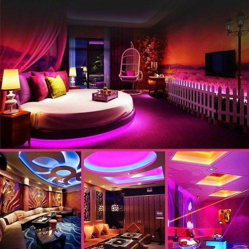 LED STRIP LIGHTS 5050 RGB COLOUR CHANGING TAPE KITCHEN LIGHTING 1M 2M 3M 5M 10M - Picture 11 of 31
