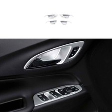 Manija de puerta interior plateada para Chevrolet Equinox 2018-2024 marco moldura moldura