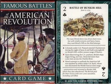 Famous Battles of the American Revolution Playing Cards Bridge Size Deck USGS