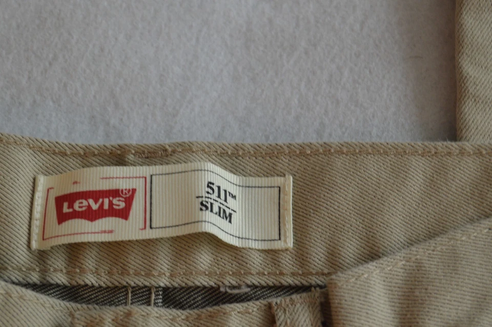 Pantalones de mezclilla Levis Jeans talla 16 Reg 511 ajustados rectos 28x28 niños niños niños Foto 4 de 4