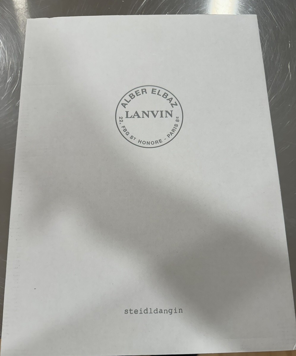 LANVIN by Alber Elbaz／Steidl Dangin 初版布装 LANVIN by Alber Elbaz／Steidl Dangin 初版布装