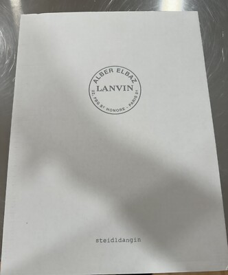 LANVIN Alber Elbaz - Hardcover (RARE First Edition, 2012) Unopened