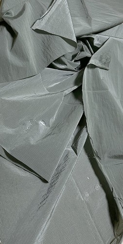 Metallic Iridescent DWR Waterproof 30d Ripstop Fabric Outdoor Jacket Jumper 52"W - Picture 591 of 783