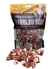 Marbled Beef Cubes Oven Roasted Dog & Cat Treats Food Topper 6.1oz Tasty Chews