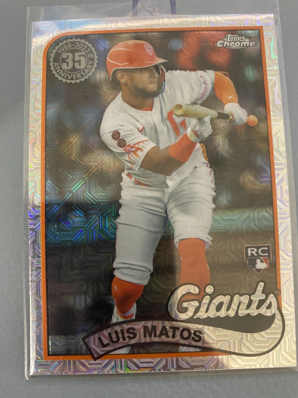 2024 Topps Series 1 - 1989 Topps Chrome Silver Pack #T89C-30 Luis Matos (RC) ZB
