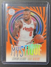 2019-20 Illusions Basketball Damian Lillard Mystique Acetate Orange Exclusive Sp