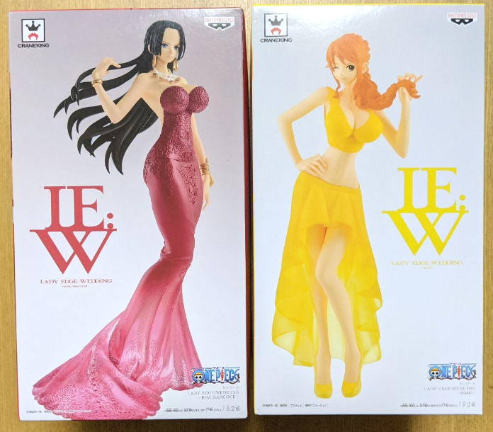 One Piece Boa Hancock & Nami Lady Edge Wedding figure