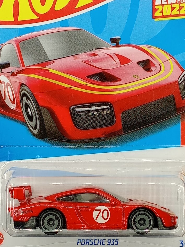2022 Mattel Hot Wheels 1/10 Red Porsche 935 Turbo Diecast Sports Car