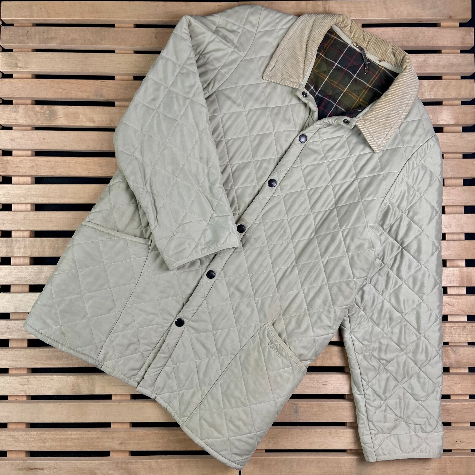 Mens Bomber Jacket Barbour Size L