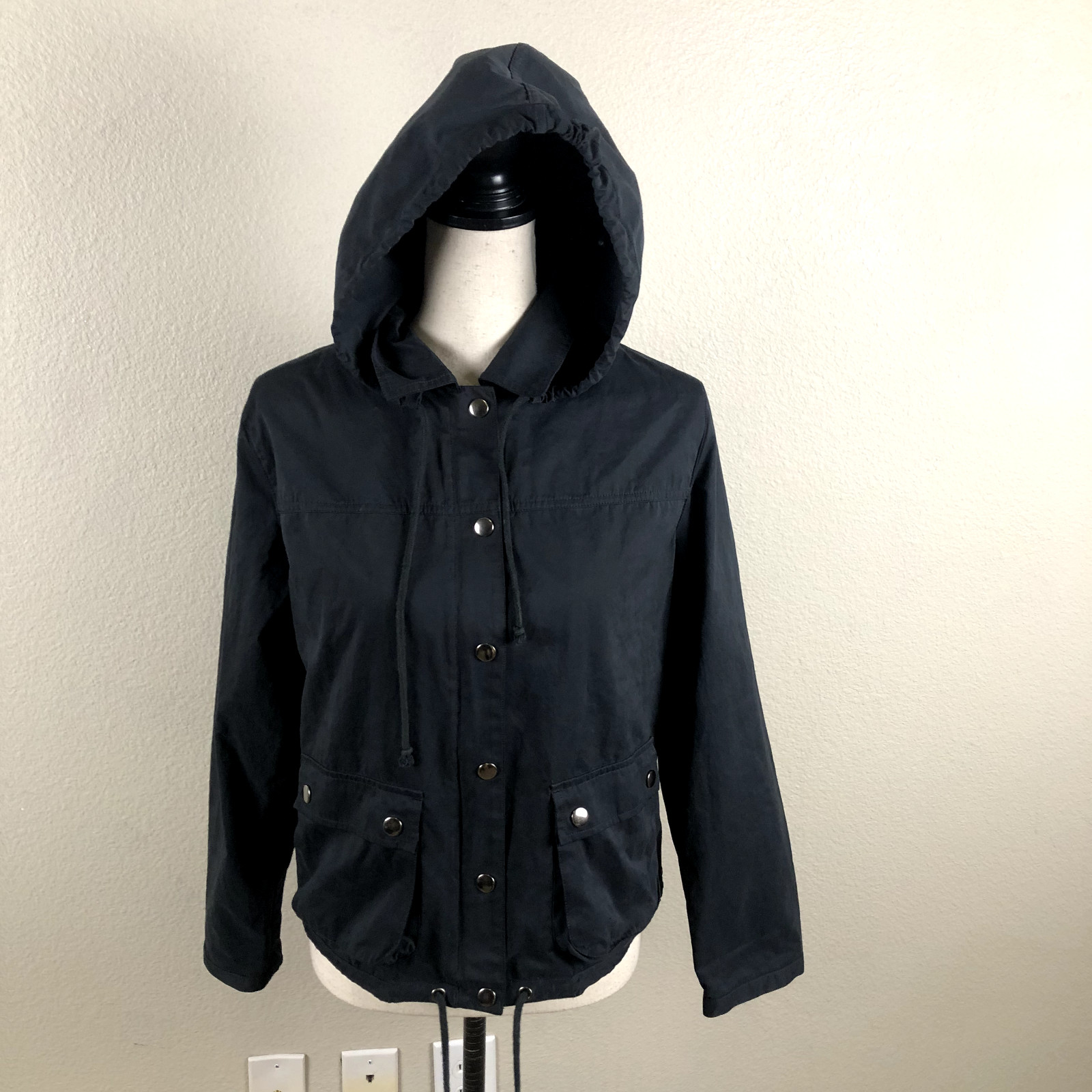 Chicos Jacket Windbreaker Womens Small Chicos 0 B… - image 13