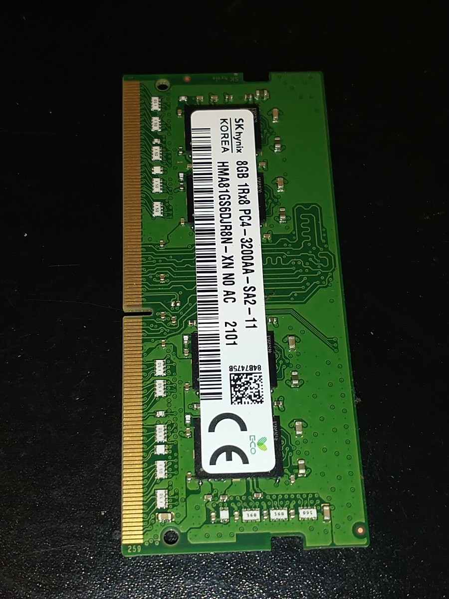 SK Hynix 8GB SODI DDR4 3200 PC4 3200AA 1Rx8 HA81GS6CJR8N-XN Laptop RA Eory SO-DI For - Foto 6
