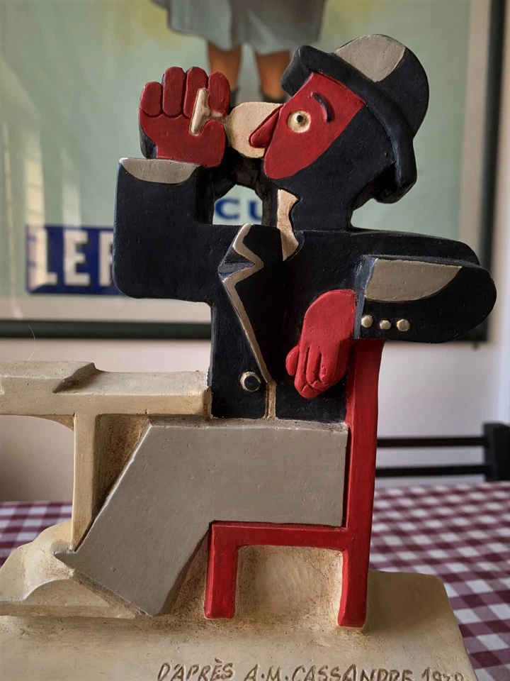 Plâtre publicitaire DUBONNET 31x22x7cm - Photo 4/4