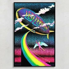 Led Zeppelin - Band Promotional Poster Wall Art No Frame