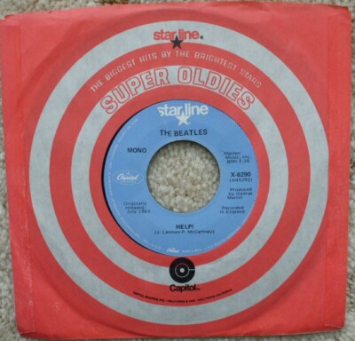 The Beatles - Help ! / I'm Down - Capitol Starline X 6290 USA  EX- 45
