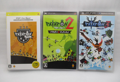 PSP Patapon, Patapon2 Donchaka, Patapon3 3 Spiele Japan PlayStation Portable