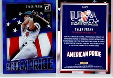 Tyler Frank 2018 Donruss American Pride Blue AP9 /249 Team USA Rays