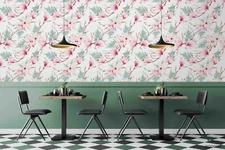 3D Floral Pattern Wallpaper Wall Mural Removable Self-adhesive Sticker4289