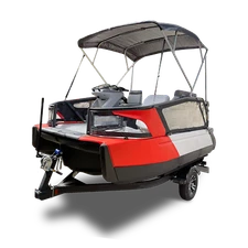 4 Bow 8ft Bimini Top Boat Square Frame Set fits Sea Doo Switch pontoon boats