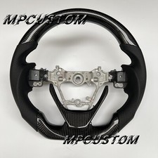 Real Black Carbon Fiber Steering Wheel Fit For Toyota Corolla Im Rav4 2012- 2019