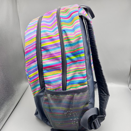 Adidas Foundation IV Backpack Multicolored Striped Large Tech School Outdoor Bag - Picture 5 of 19
