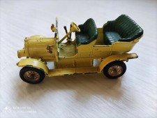 Zabytkowy model kolekcjonerski "Spyker 1904" firmy Matchbox z lat 60.