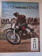 Aspes Navaho Vince Motorrad Werbung 1972 Werbeanzeige 