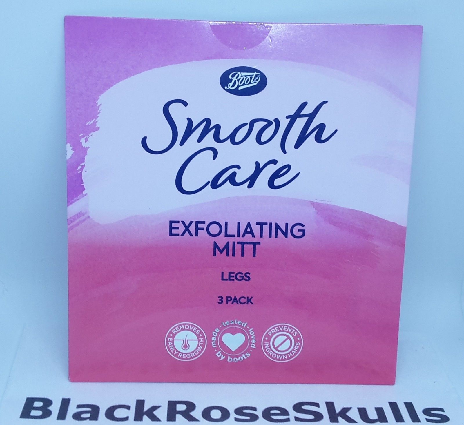 Boots Smooth Care Exfoliating Mitt For Legs 3 Mitt Pack Regrowth