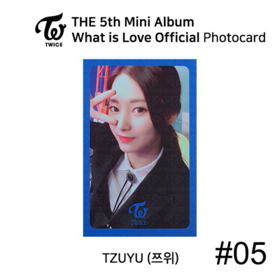 TWICE 5th mini album What is love Official Photocard TZUYU | eBay